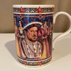 James Sadler‎ King Henry VIII Mug Fine Bone China Numbered 10, 4" Tall